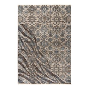 Beauty Home Χαλί Bliss Art 9629 133x190 Μπεζ,Μόκα,Μπλε