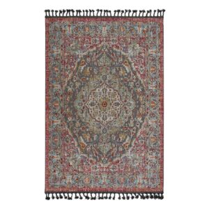 Beauty Home Πατάκι Boutique Art 9810 0.64x2.30 Εμπριμέ,Κόκκινο