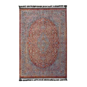 Beauty Home Πατάκι Boutique Art 9812 0.64x2.30 Εμπριμέ,Κόκκινο