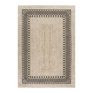 Beauty Home Πατάκι Jute Art 9132 65x140 Μπεζ,Μαύρο