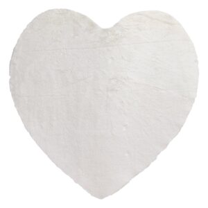 Beauty Home Πατάκι Rabbit Art 9640 Καρδιά 100x100 Λευκό