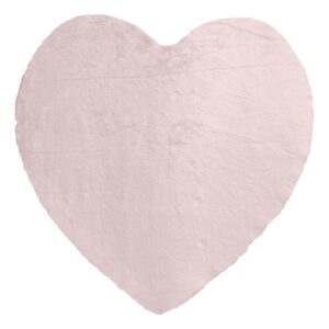 Beauty Home Πατάκι Rabbit Art 9646 Καρδιά 80x80 Ροζ