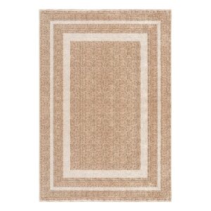 Beauty Home Χαλί Tropic Art 9138 133x190 Μπεζ,Λευκό