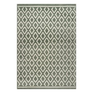 Beauty Home Πατάκι Vibe Art 9573 67x150 Mint White Μέντα Λευκό