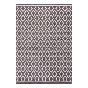 Beauty Home Πατάκι Vibe Art 9578 67x150 Lila White Λιλά Λευκό