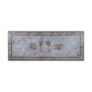 Beauty Home Πατάκι κουζίνας 9019 60x160 Γκρι,Μπεζ