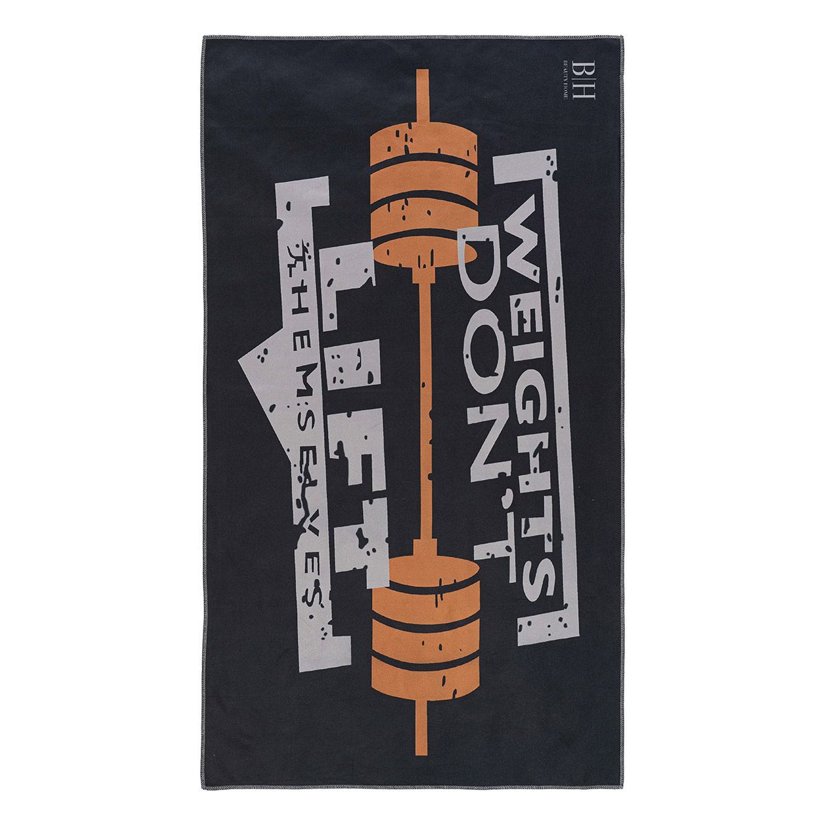 Beauty Home Πετσέτα γυμναστηρίου Microfiber Art 2243 50x90 Μαύρο,Γκρι Beauty Home Πετσέτα γυμναστηρίου Microfiber Art 2243 50x90 Μαύρο,Γκρι