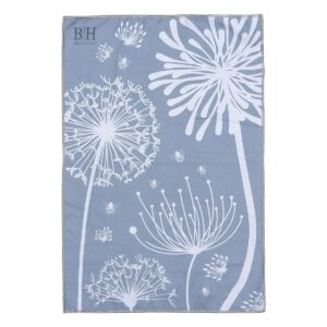 Beauty Home Πετσέτα κουζίνας διπλής όψης Microfiber Art 8654 40x60 Γκρι