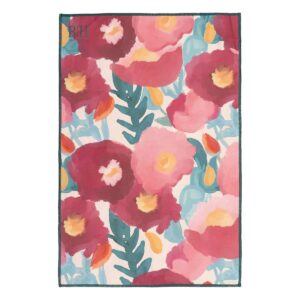 Beauty Home Πετσέτα κουζίνας διπλής όψης Microfiber Art 8661 40x60 Ροζ,Πράσινο