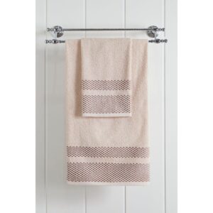 Beauty Home Πετσέτα προσώπου Art 3227 50x90 Εκρού