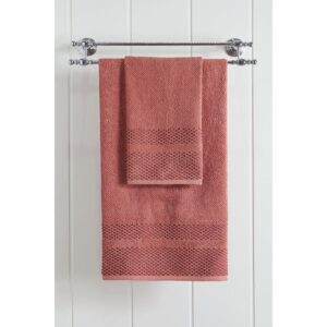 Beauty Home Πετσέτα προσώπου Art 3228  50x90  Κεραμιδί