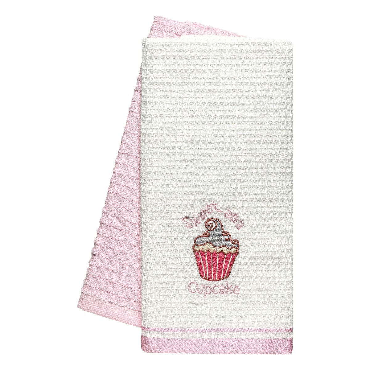 Beauty Home Ποτηρόπανα σετ 2τμχ Cupcake Art 8815 40x60 Ροζ Beauty Home Ποτηρόπανα σετ 2τμχ Cupcake Art 8815 40x60 Ροζ