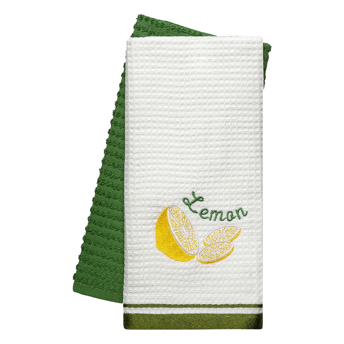 Beauty Home Ποτηρόπανα σετ 2τμχ Lemon Art 8806 40x60 Πράσινο Beauty Home Ποτηρόπανα σετ 2τμχ Lemon Art 8806 40x60 Πράσινο