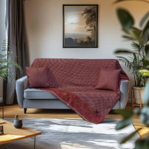 Beauty Home Ριχτάρι Διθέσιο Art 8639 170x240 Κόκκινο