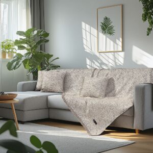 Beauty Home Ριχτάρι Διθέσιο Art 8641 170x240 Εκρού