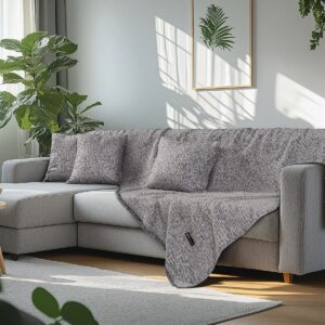 Beauty Home Ριχτάρι Διθέσιο Art 8642 170x240 Γκρι