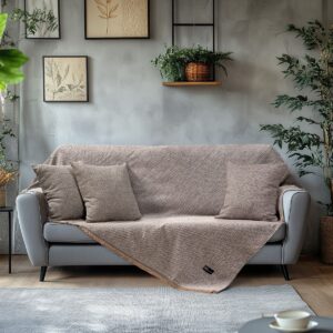 Beauty Home Ριχτάρι Τριθέσιο Art 8645 170x290 Μπεζ