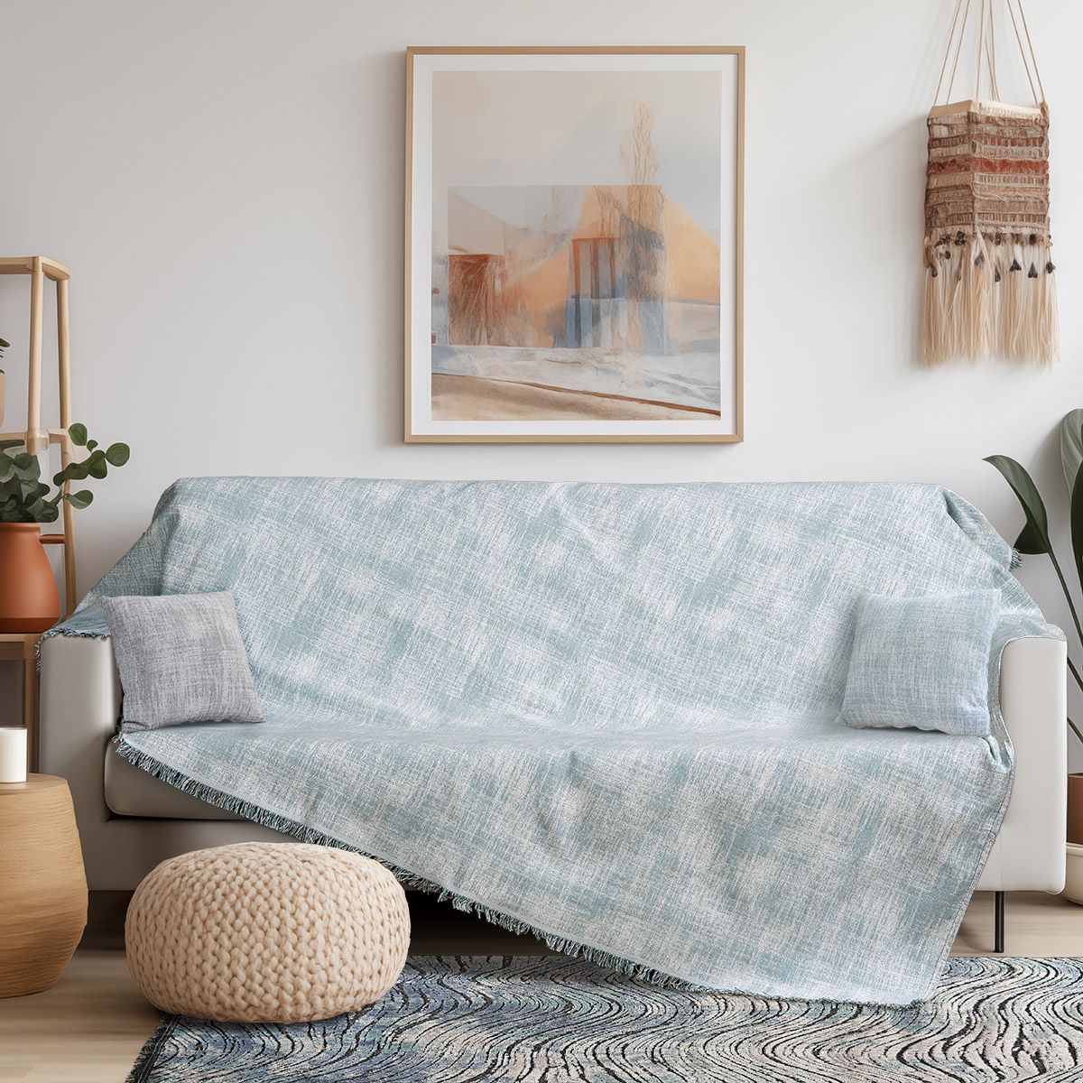 Beauty Home Σετ ριχτάρι 3τμχ Art 8709 (180x170+180x240+180x290) Πετρόλ Beauty Home Σετ ριχτάρι 3τμχ Art 8709 (180x170+180x240+180x290) Πετρόλ