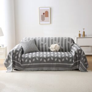 Beauty Home Ριχτάρια σετ 3τμχ Art 8614 (180x160 + 180x250 + 180x300) Γκρι