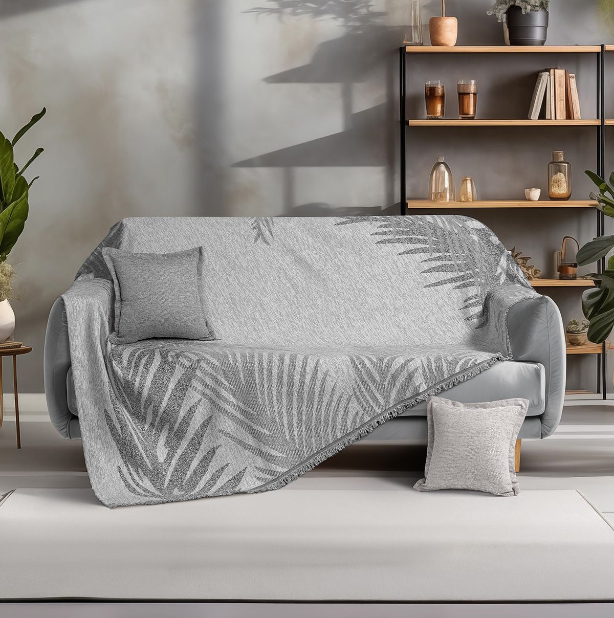 Beauty Home Ριχτάρια σετ 2τμχ Art 8635 (180x250+180x300) Γκρι Beauty Home Ριχτάρια σετ 2τμχ Art 8635 (180x250+180x300) Γκρι