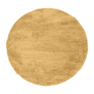Beauty Home Ροτόντα 133x133 Fluffie Art 9617 Yellow Κίτρινο