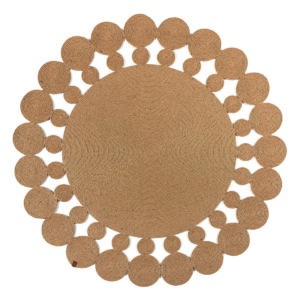 Beauty Home Ροτόντα από Γιούτα 150x150 Natural Jute Art 9137 Μπέζ