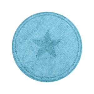 Beauty Home Ροτόντα βαμβακερή Cottony Art 9555 120x120  Σιέλ