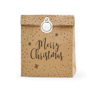 Beauty Home ΣΑΚΟΥΛΑΚΙΑ Merry Christmas, 3 ΤΜΧ  25x11x27cm