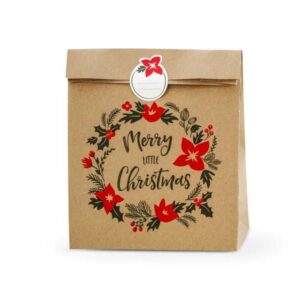 Beauty Home ΣΑΚΟΥΛΑΚΙΑ Merry Little Christmas, 3 ΤΜΧ  25x11x27cm