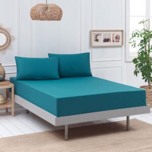 Beauty Home Κουβερλί μονό Art 1999 160x240 Petrol Πετρόλ