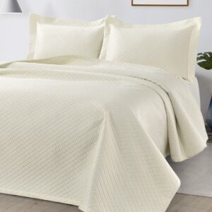 Beauty Home Σετ Κουβερλί υπέρδιπλο Aidna Art 12310 230x250 Εκρού