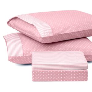 Beauty Home Ζεύγος μαξιλαροθήκες πουά JOY Art 1680 50x70 Ροζ