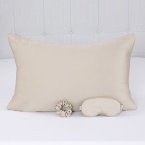 Beauty Home Σετ ομορφιάς ύπνου 3τμχ Art 7008 100% Tencel - Μπεζ