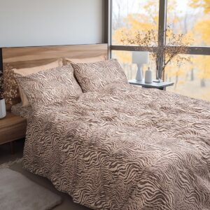 Beauty Home Σετ σεντόνια φανελένια King Size Matisse Art 12335 270x260 Μπεζ