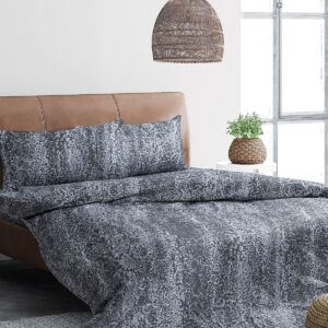 Beauty Home Σετ παπλωματοθήκη φανελένια υπέρδιπλη Molly Art 12126 230x250 Εμπριμέ