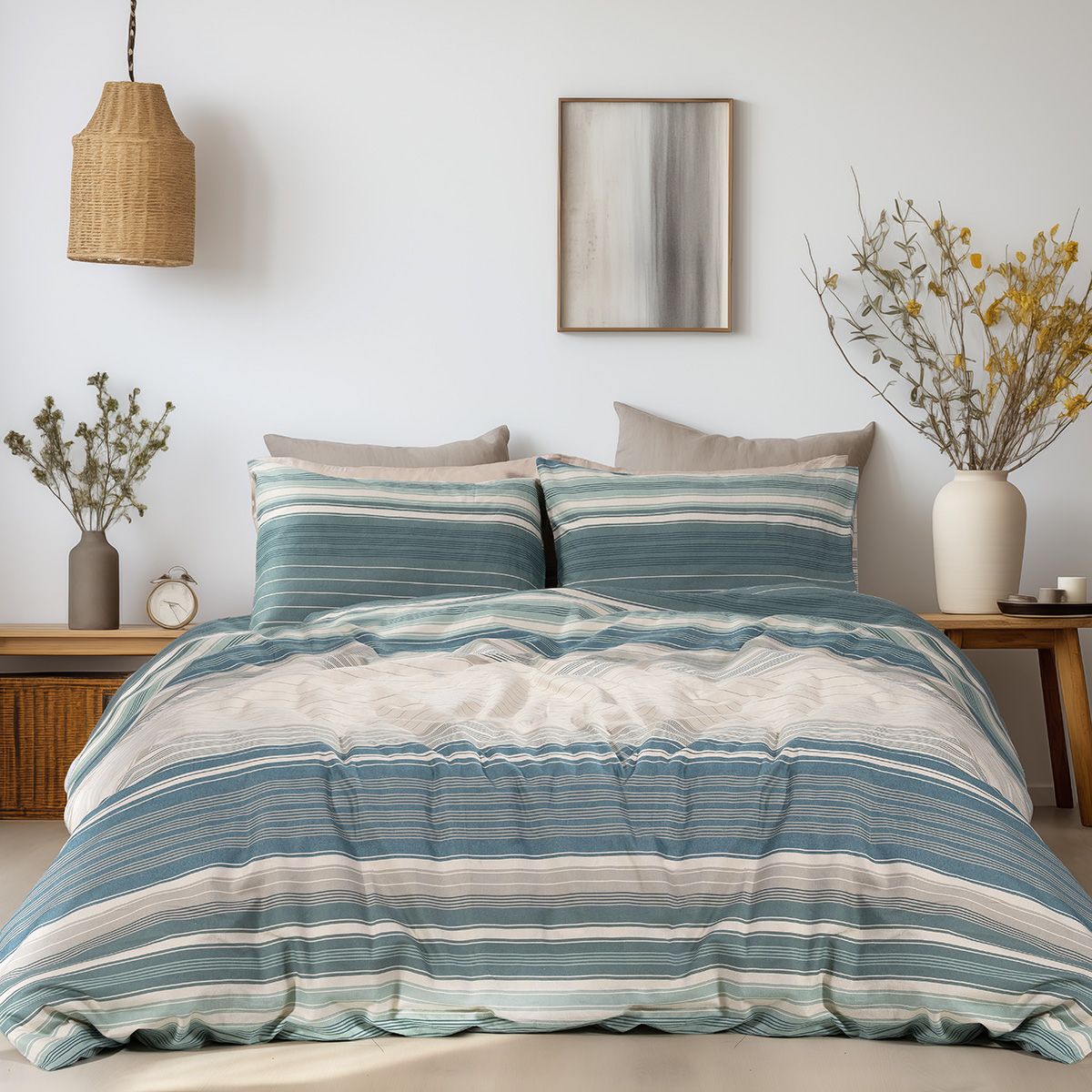 Beauty Home Σετ σεντόνια φανελένια King Size Monet Art 12331 270x260 Πράσινο Beauty Home Σετ σεντόνια φανελένια King Size Monet Art 12331 270x260 Πράσινο