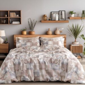 Beauty Home Σετ σεντόνια φανελένια King Size Renoir Art 12338 270x260 Μπεζ