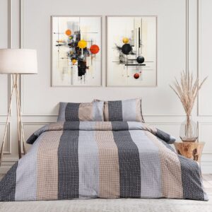 Beauty Home Σετ παπλωματοθήκη φανελένια υπέρδιπλη Luna Art 12125 230x250 Εμπριμέ