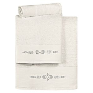 Beauty Home Σετ πετσέτες Art 3173  Σετ 3τμχ  Εκρού