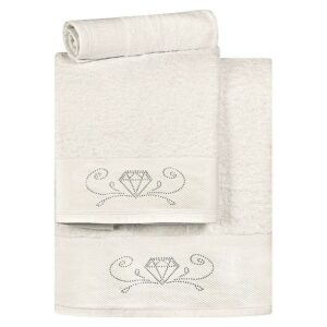 Beauty Home Σετ πετσέτες Art 3177  Σετ 3τμχ  Εκρού