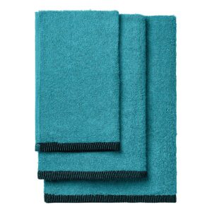 Beauty Home Σετ πετσέτες Art 3456 Σετ 3τμχ Πετρόλ