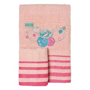 Beauty Home Σετ πετσέτες Art 5422 Σετ 2τμχ Ροζ