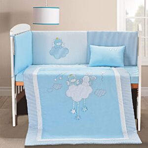 Beauty Home Σετ προίκας Beyond imagination Art 5106 Σετ 4τμχ Λευκό,Γαλάζιο