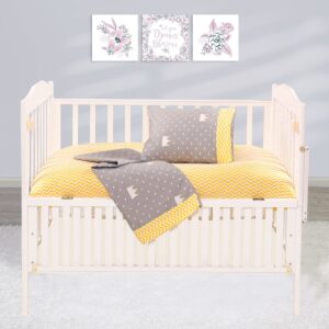 Beauty Home Σετ σεντόνια βρεφικά Art 5176 120x160 Κίτρινο