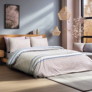 Beauty Home Σετ κουβερλί υπέρδιπλο Bermudas Αrt 12185 220x240 Μπεζ