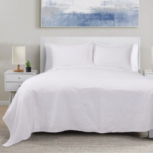 Beauty Home Σετ σεντόνια King Size με λάστιχο 4 Seasons Art 12000 260x270 Λευκό