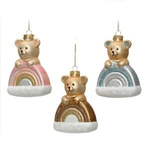 Beauty Home Στολίδι Rainbow Αρκουδάκι 11.3 x 8.3 x 13.5 cm