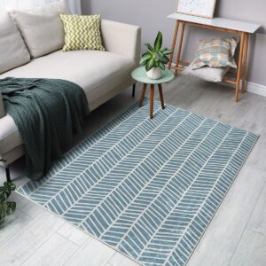 Beauty Home Χαλί Azelie Art 9761-L. Blue 160x230 Γαλάζιο