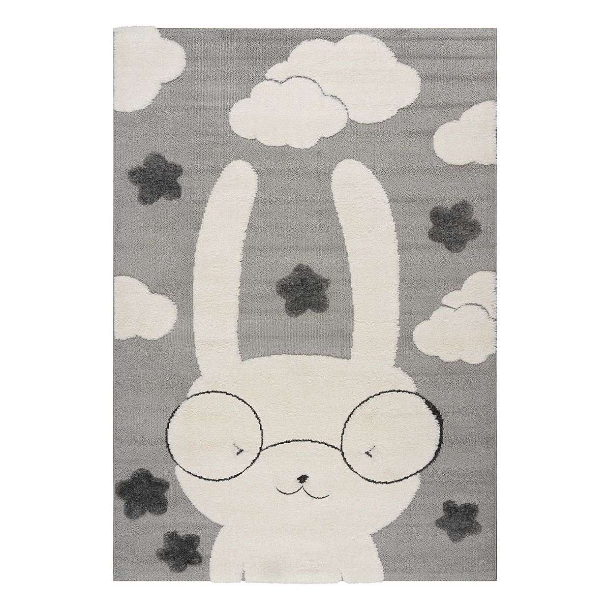 Beauty Home Χαλί Loop Art 9557 133x190 Grey White Γκρι Λευκό Beauty Home Χαλί Loop Art 9557 133x190 Grey White Γκρι Λευκό