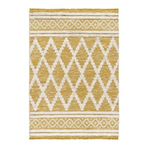 Beauty Home Χαλί βαμβακερό Morocotton 9236 150x220 Κίτρινο